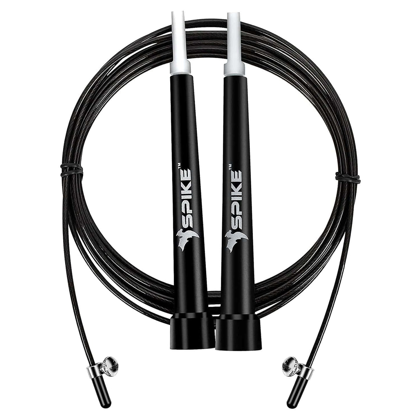 Spike Speed Skipping Rope for Men and Women (Black) - Spike