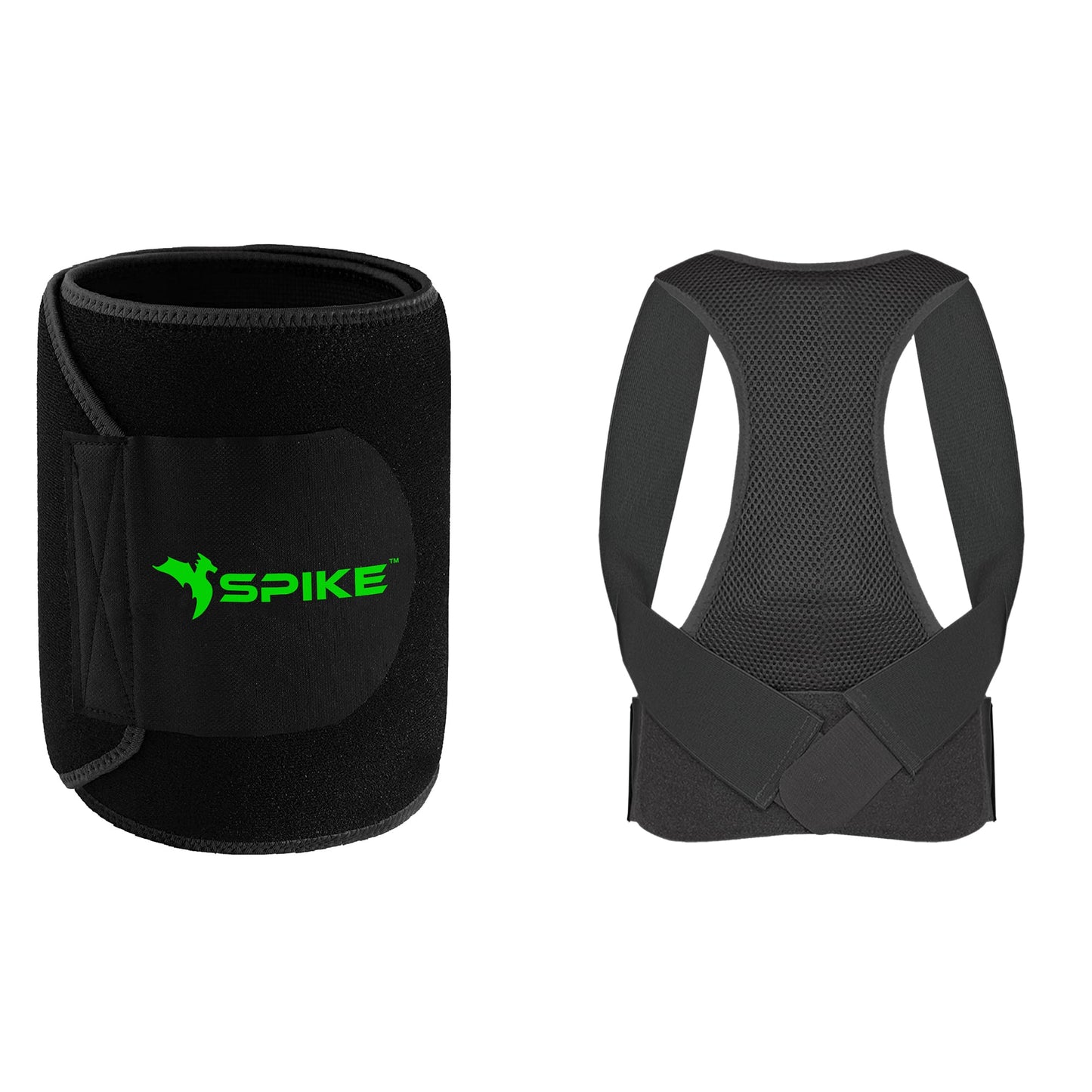 Spike Slim Belt (Black) + Spike Posture Corrector